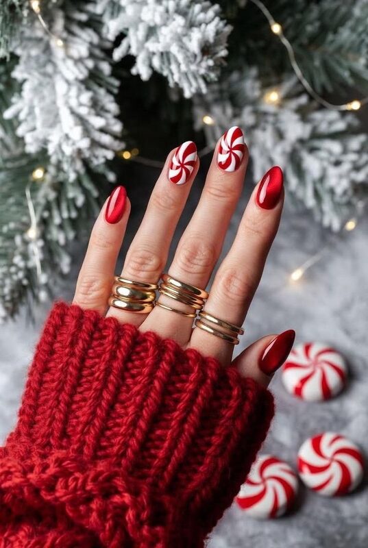 Festliche Nail Art Weihnachten – Nails Glam by Maria
